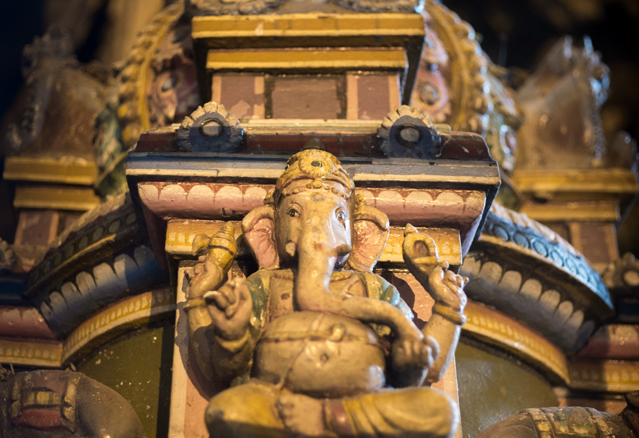 Figurine de l'histoire de Rama, dans les grottes de Batu