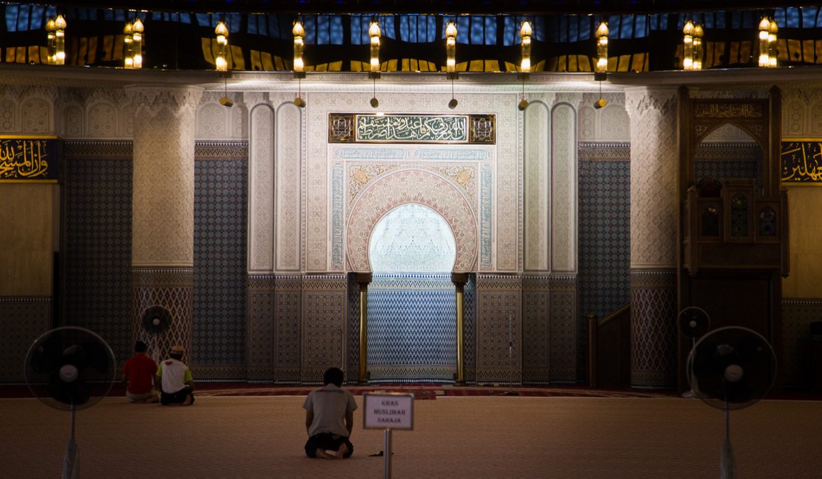 La Mosquée Nationale à Kuala Lumpur