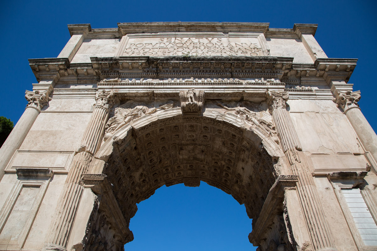 L'Arc de Titus à Rome