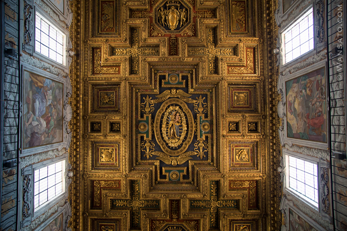 Italie - Plafond de l'église dans le Monument à Victor-Emmanuel II