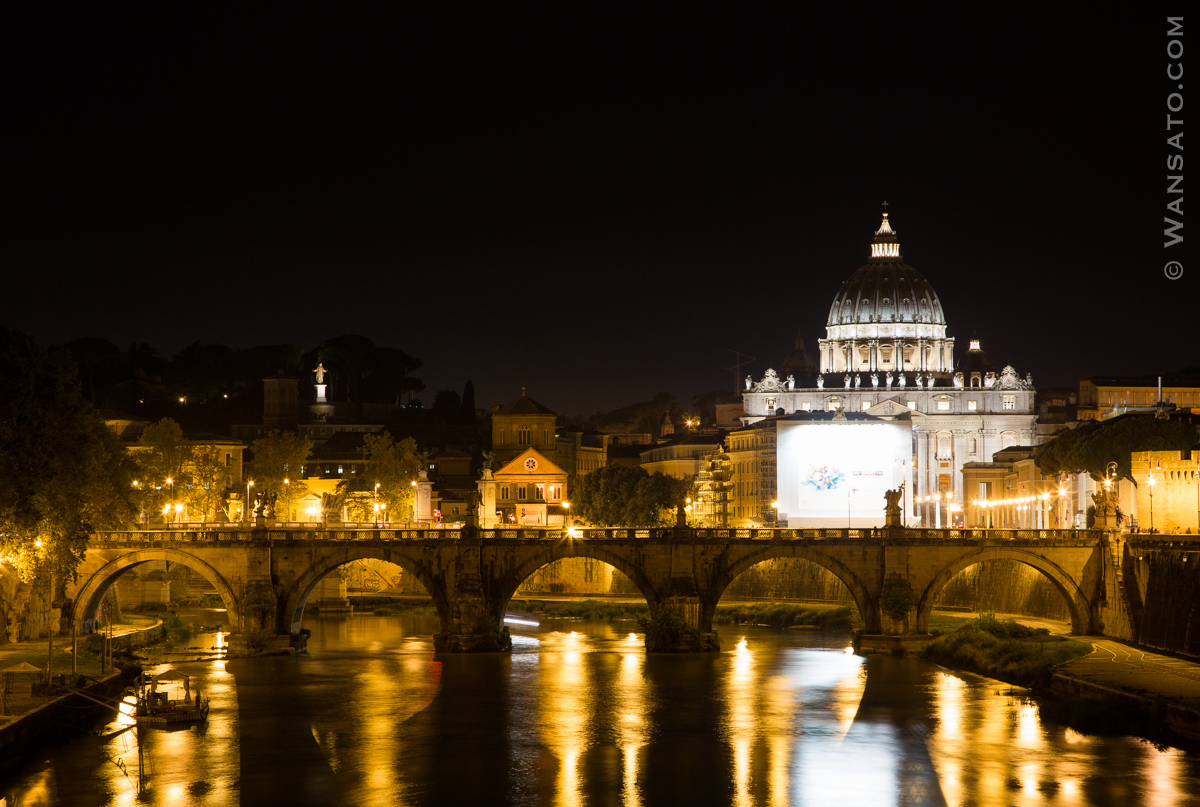 Italie - Vatican de nuit