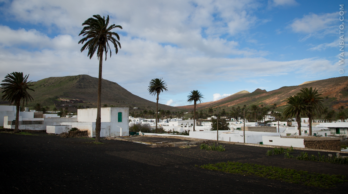 Espagne - Petit village au nord de Teguise à Lanzarote