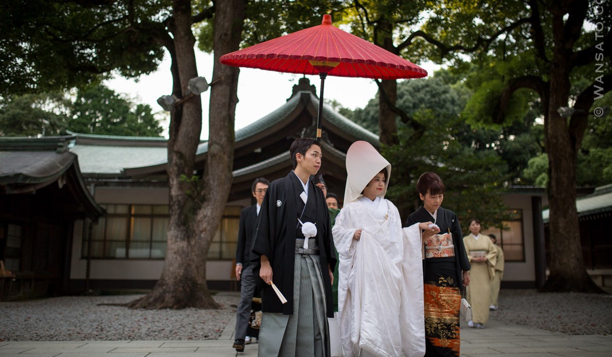 Japon - Mariage Dans Le Sanctuaire De Meiji-Jingū à Tokyo