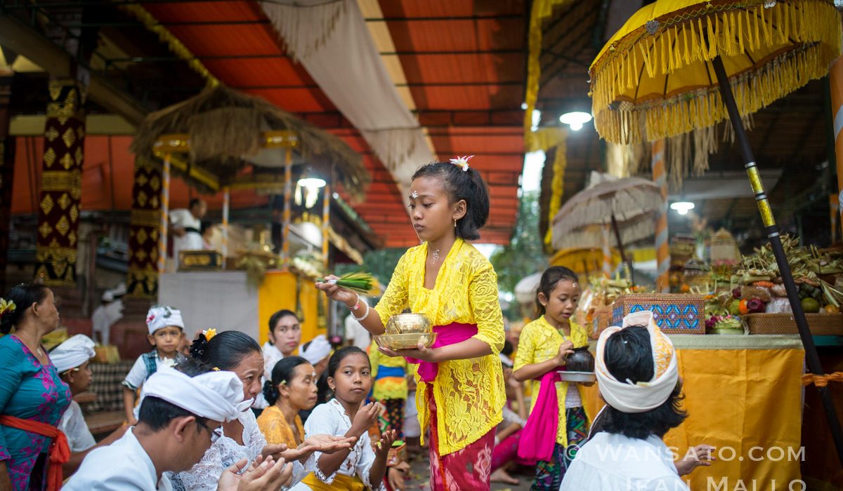Le Festival Saraswati à Bali