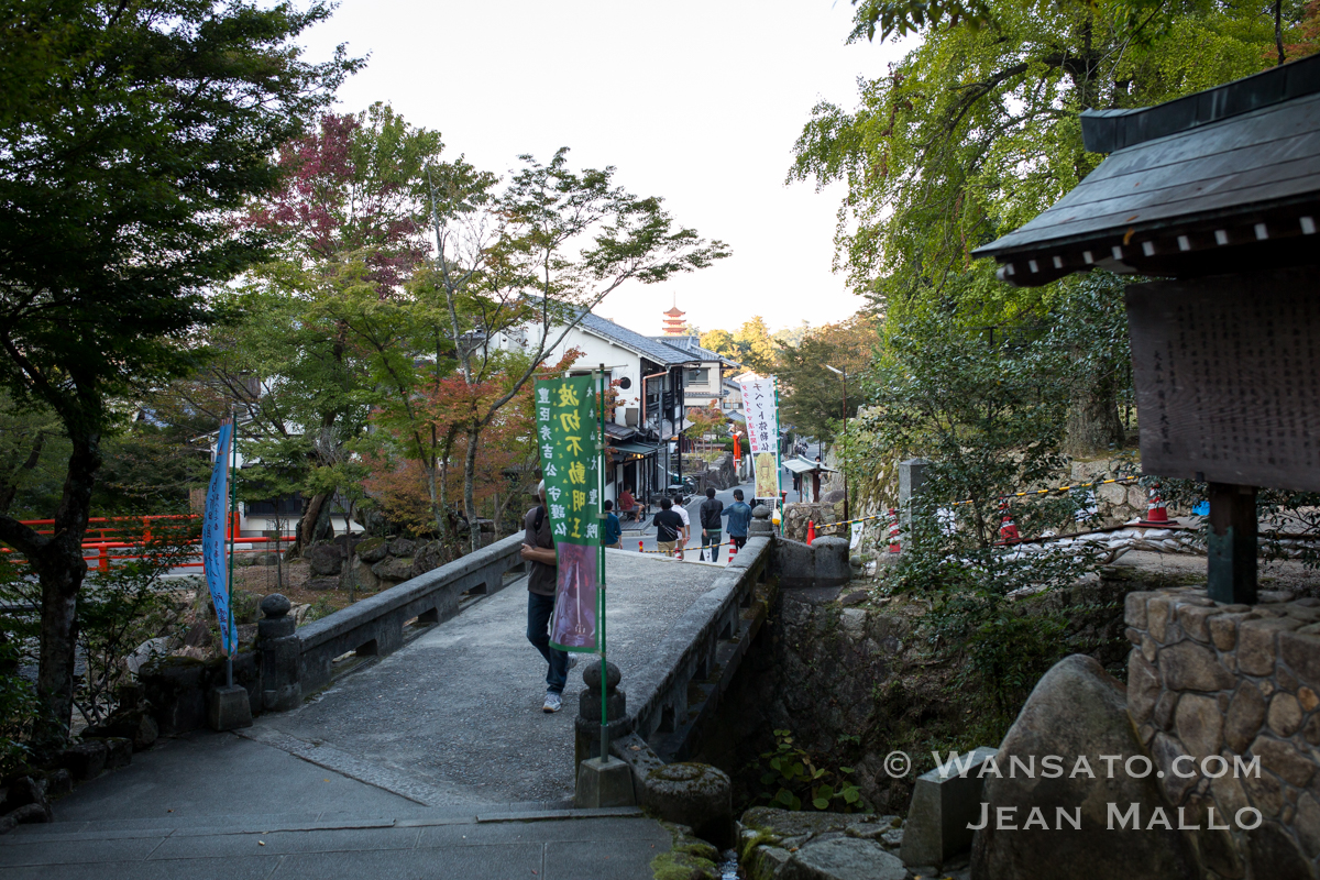 Japon - La petite ville de Miyajimacho à Miyajima
