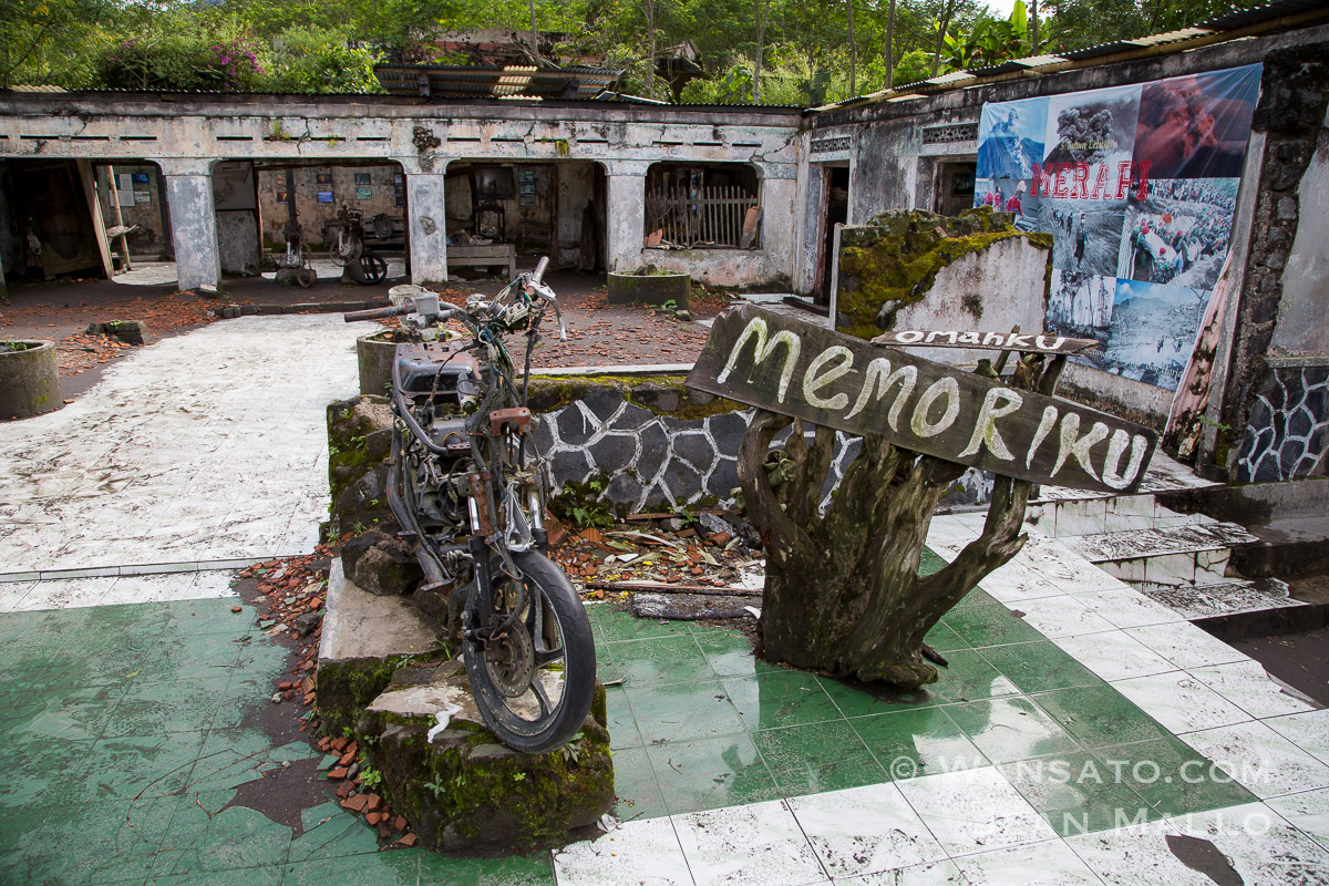 Indonésie - Un village abandonnée près du Mont Merapi