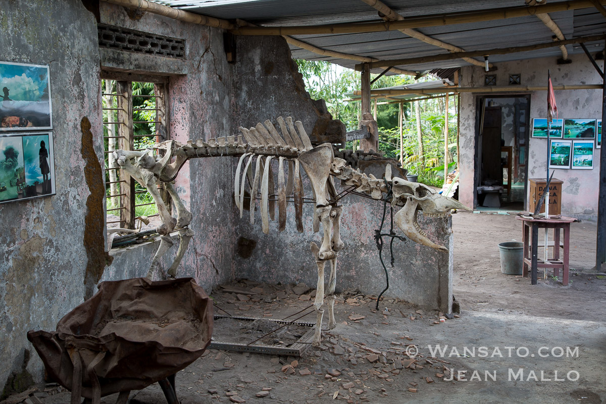 Indonésie - Un village abandonnée près du Mont Merapi