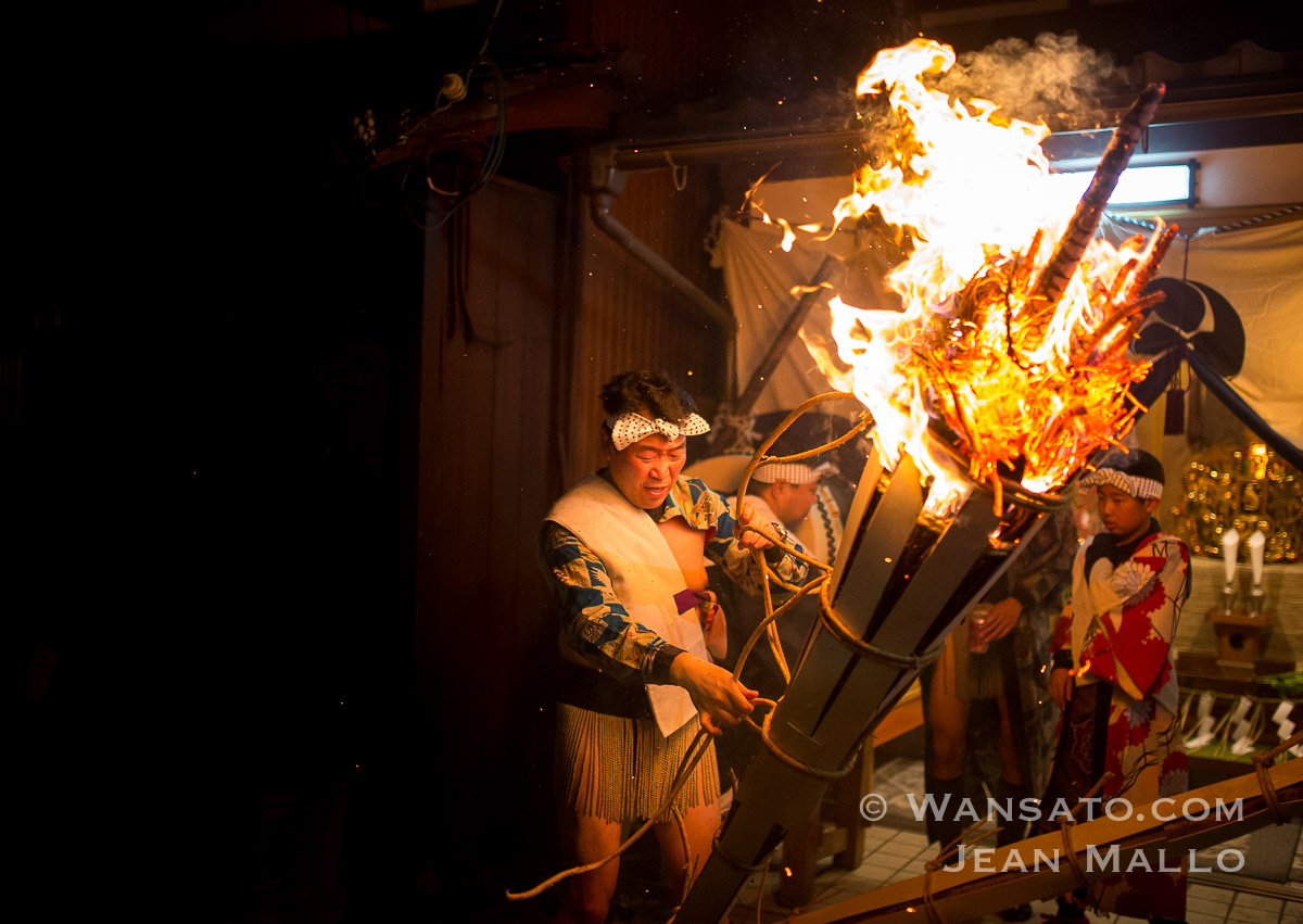 Japon - Le festival du feu de Kuruma