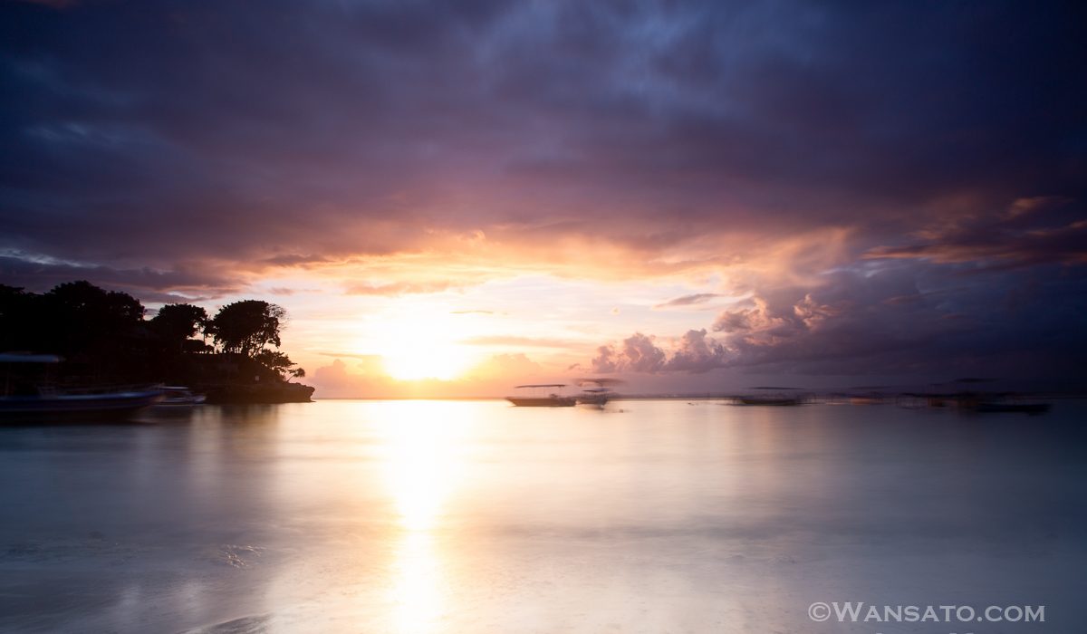 Portfolio - Coucher de soleil à Nusa Lembongan