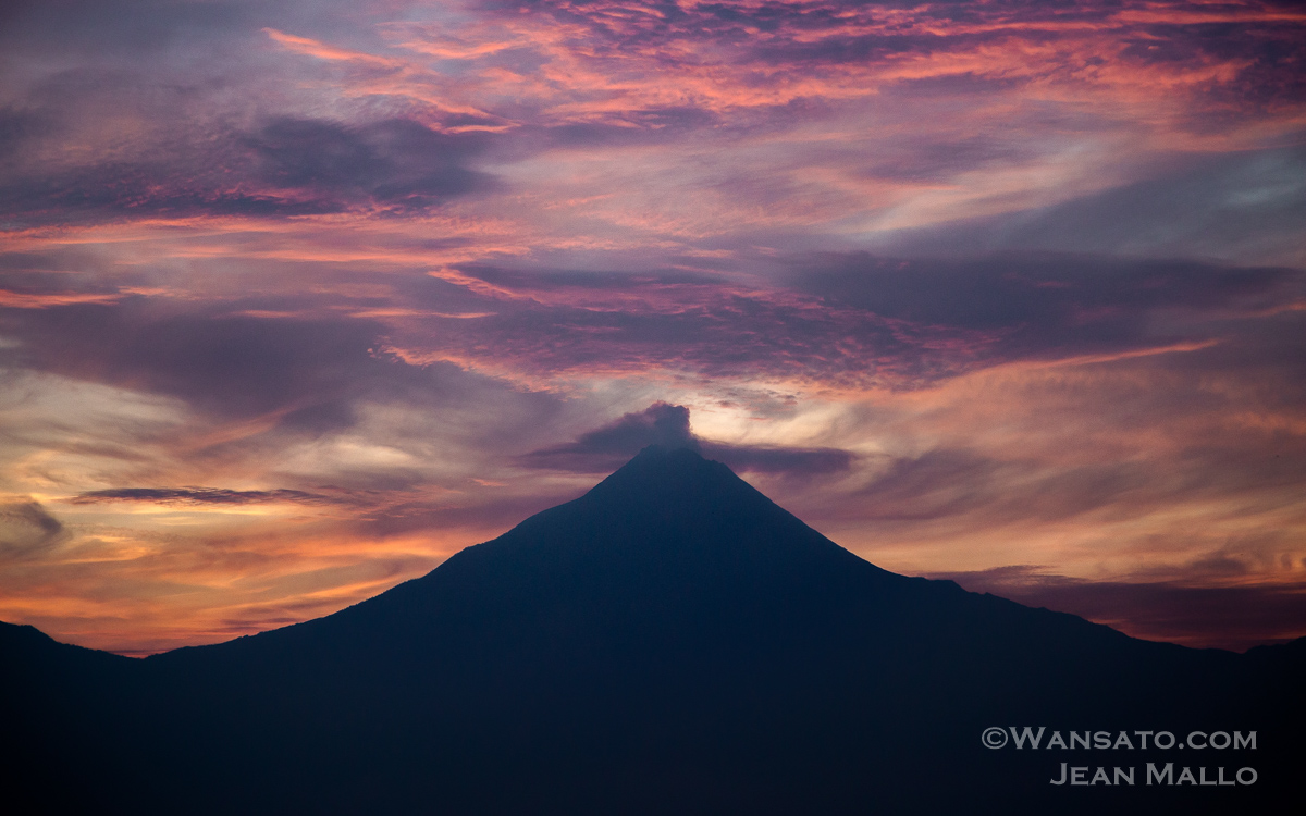 Portfolio - Le mont Merapi